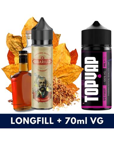 Aroma Rum Tobacco 6ml/60 (Longfill) Sigarillo + 70ml VG Fast