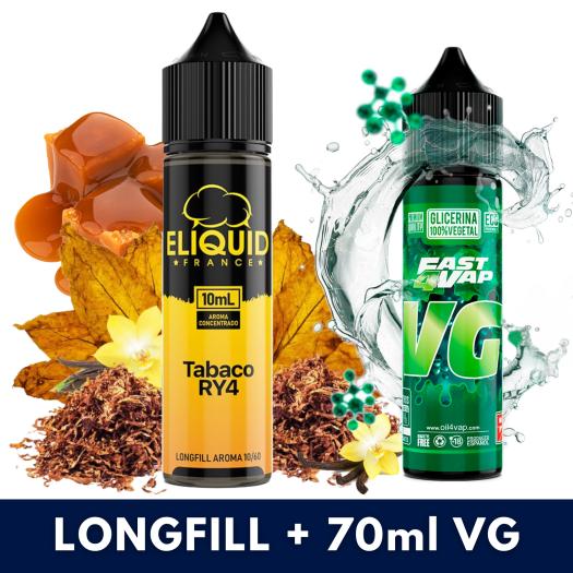 Aroma RY4 10ml/60 (Longfill) - Eliquid France + VG FAST 70ML Aroma RY4 10ml/60 (Longfill) - Eliquid France + VG FAST 70ML