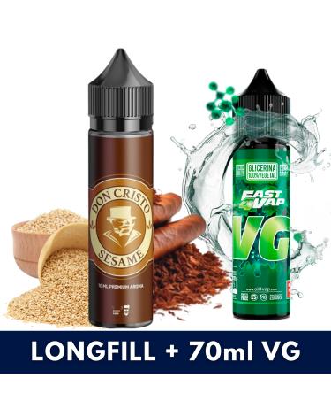 Aroma Sesame 10ml/60 (Longfill) Don Cristo + 70ml VG Fast