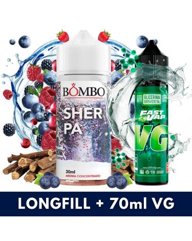 Aroma Sherpa 30ml/120 (Longfill) Bombo + VG FAST 70ML
