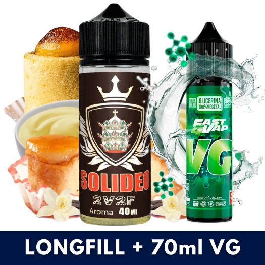 Aroma Solideo 40ml/120 (Longfill) 2V2F + VG FAST 70ML