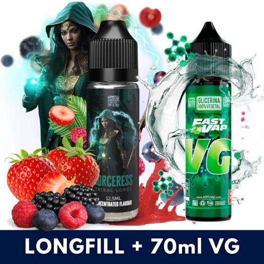 Aroma Sorceress 12.5ml (Longfill) Tribal Force + VG FAST 70ML Aroma Sorceress 12.5ml (Longfill) Tribal Force + VG FAST 70ML