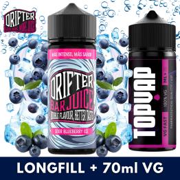 Aroma SOUR Blueberry Ice 24ml/120 (Longfill) Drifter + 70ml VG Fast