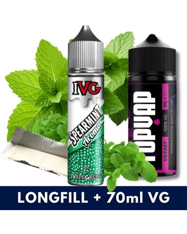 Aroma Spearmint 10ml/60 (Longfill) IVG + 70ml VG Fast