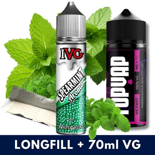 Aroma Spearmint 10ml/60 (Longfill) IVG + 70ml VG Fast
