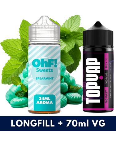 Aroma Spearmint 24ml/120 (Longfill) OhF! + VG FAST 70ML