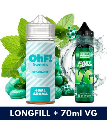 Aroma Spearmint 40ml/120 (Longfill) OhF! + VG FAST 70ML