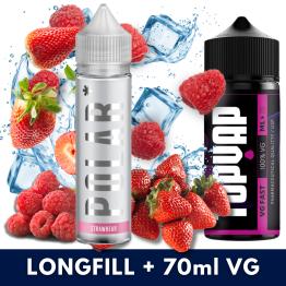 Aroma StrawBear 10ml/60 (Longfill) Polar + 70ml VG Fast