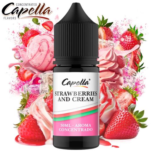 Aroma Strawberries and Cream Capella 30ml