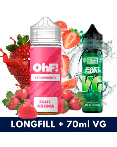 Aroma Strawberry 24ml/120 (Longfill) OhF! + VG FAST 70ML