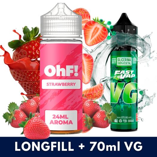 Aroma Strawberry 24ml/120 (Longfill) OhF! + VG FAST 70ML