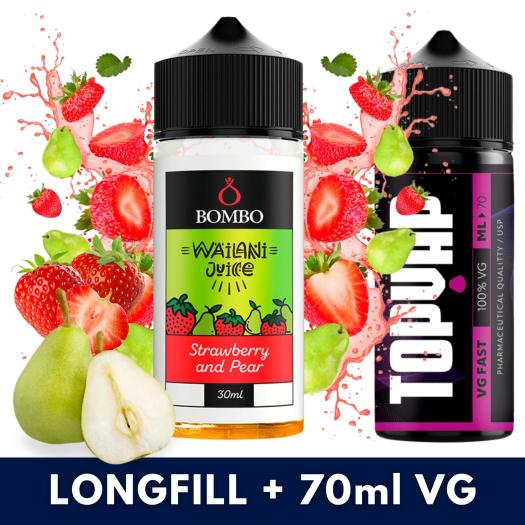 Aroma Strawberry and Pear 30ml (Longfill) - Wailani Juice by Bombo