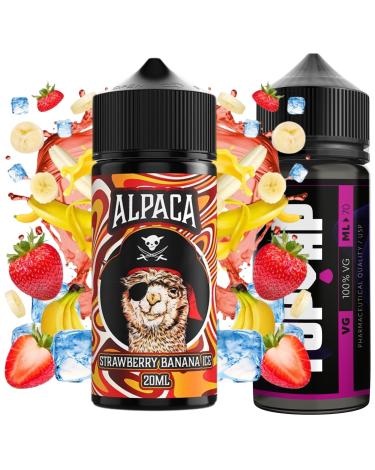 Aroma Strawberry Banana Ice 20ml/120 (Longfill) Alpaca + 70ml VG