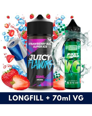 Aroma Strawberry Bull Super Ice 30ml/120 (Longfill) Juicy + VG FAST 70ML