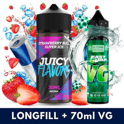 Aroma Strawberry Bull Super Ice 30ml/120 (Longfill) Juicy + VG FAST 70ML