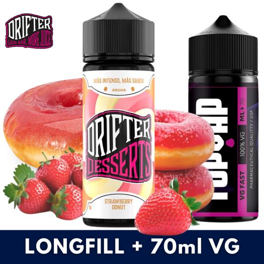 Aroma Strawberry Donut 24ml/120 (Longfill) Drifter + 70ml VG Fast Aroma Strawberry Donut 24ml/120 (Longfill) Drifter + 70ml VG Fast
