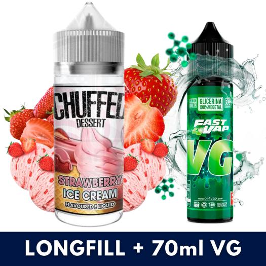 Aroma Strawberry Ice Cream 24ml (Longfill) - Chuffed + VG FAST 70ML Aroma Strawberry Ice Cream 24ml (Longfill) - Chuffed + VG FAST 70ML