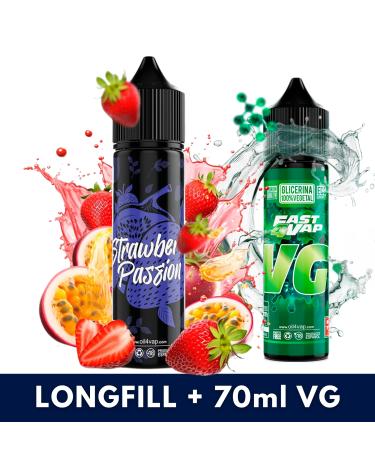 Aroma STRAWBERRY PASSION 16ml (Longfill) Oil4Vap + VG FAST 70ML