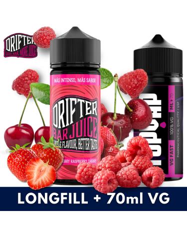 Aroma Strawberry Raspberry Cherry 24ml/120 (Longfill) Drifter + 70ml VG Fast