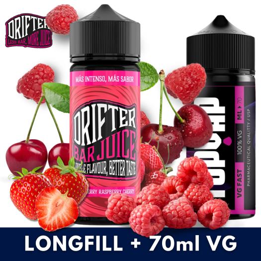 Aroma Strawberry Raspberry Cherry 24ml/120 (Longfill) Drifter + 70ml VG Fast Aroma Strawberry Raspberry Cherry 24ml/120 (Longfill) Drifter + 70ml VG Fast