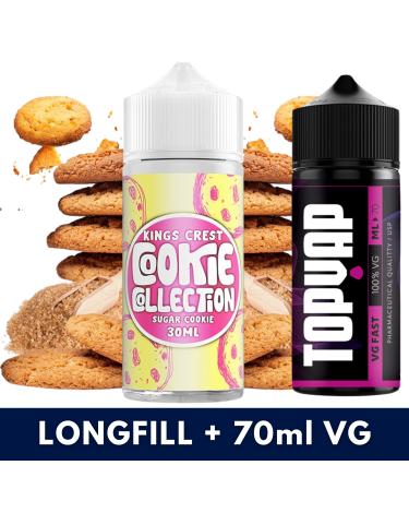 Aroma Sugar Cookie 30ml/120 (Longfill) Kings Crest + 70ml VG Fast