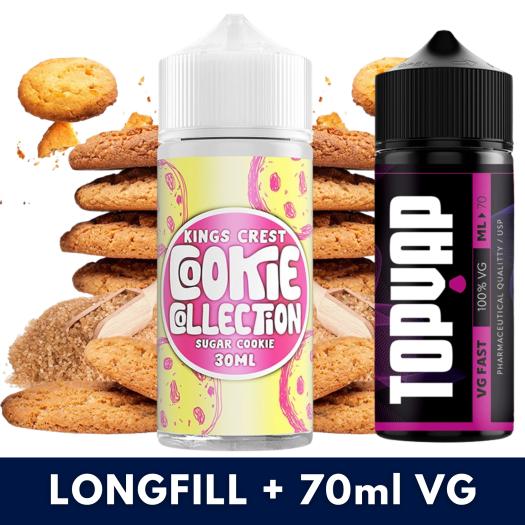 Aroma Sugar Cookie 30ml/120 (Longfill) Kings Crest + 70ml VG Fast