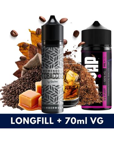 Aroma Timberwolf 10ml/60 (Longfill) Tremendous Tobacco + 70ml VG Fast
