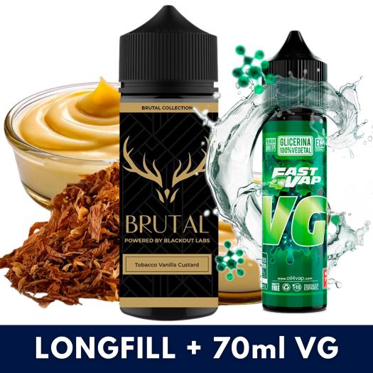 Aroma Tobacco Custard 24ml/120 (Longfill) Blackout + VG FAST 70ML