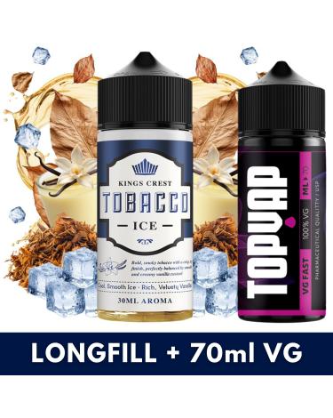 Aroma Tobacco Ice 30ml/120 (Longfill) Kings Crest + 70ml VG Fast