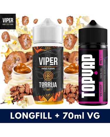 Aroma Torrija 30ml (Longfill) Viper + 70ml VG Fast