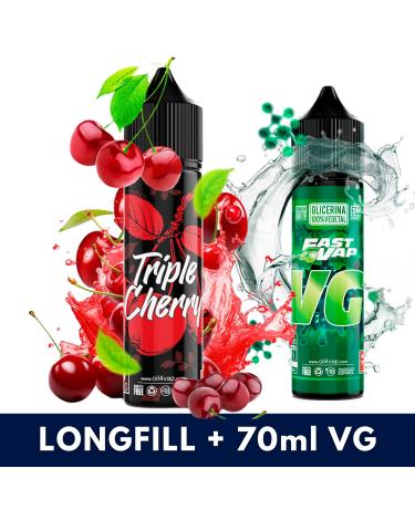 Aroma TRIPLE CHERRY 16ml (Longfill) Oil4Vap + VG FAST 70ML