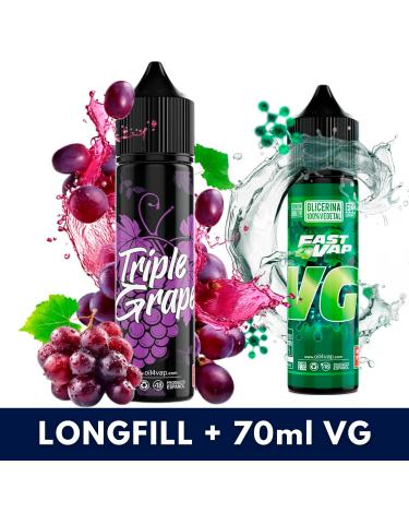 Aroma TRIPLE GRAPE 16ml (Longfill) Oil4Vap + VG FAST 70ML