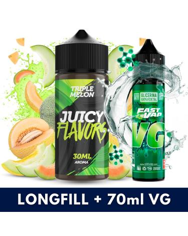 Aroma Triple Melon 30ml/120 (Longfill) Juicy + VG FAST 70ML