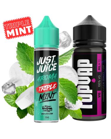 Aroma Triple Mint 12ml/60 (Longfill) Just Juice + 70ml VG