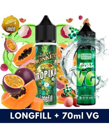 Aroma Tropika 10ml (Longfill) Twelve Monkeys + VG FAST 70ML