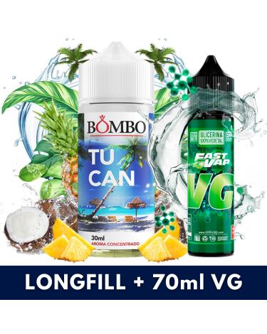 Aroma Tucan 30ml/120 (Longfill) Bombo + VG FAST 70ML