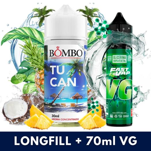 Aroma Tucan 30ml/120 (Longfill) Bombo + VG FAST 70ML Aroma Tucan 30ml/120 (Longfill) Bombo + VG FAST 70ML