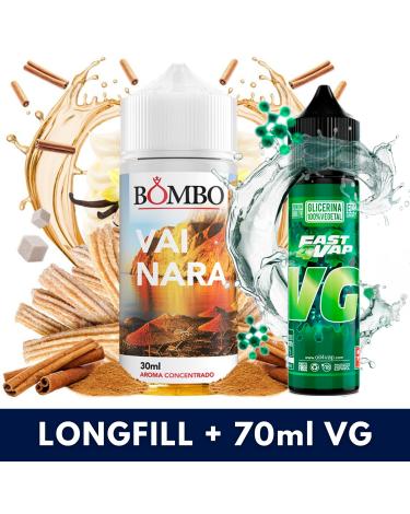 Aroma Vainara 30ml/120 (Longfill) Bombo + VG FAST 70ML