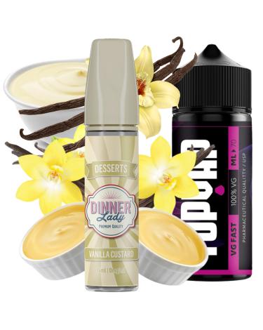 Aroma Vanilla Custard 14ml/60 (Longfill) Dinner Lady + 70ml VG