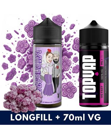 Aroma Violeta 40ml/120 (Longfill) Vapemoniadas + VG FAST 70ML