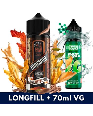 Aroma VIRGINIA 30ml/120 (Longfill) - Oil4Vap + 70ml VG Fast