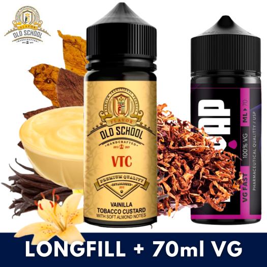 Aroma VTC 30ml/120 (Longfill) Old School + 70ml VG Fast