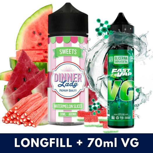 Aroma Watermelon 30ml (Longfill) Dinner Lady + VG FAST 70ML Aroma Watermelon 30ml (Longfill) Dinner Lady + VG FAST 70ML