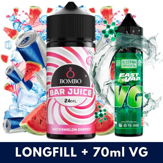 Aroma Watermelon Energy Ice 24ml (Longfill) - Bombo Bar Juice + VG FAST 70ML Aroma Watermelon Energy Ice 24ml (Longfill) - Bombo Bar Juice + VG FAST 70ML