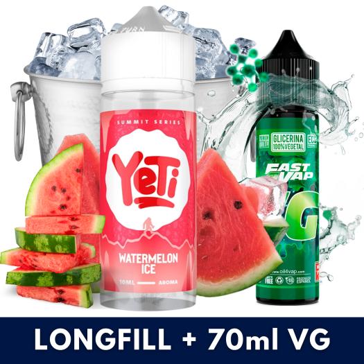 Aroma Watermelon Ice 10ml/120 (Longfill) Yeti + VG FAST 70ML Aroma Watermelon Ice 10ml/120 (Longfill) Yeti + VG FAST 70ML