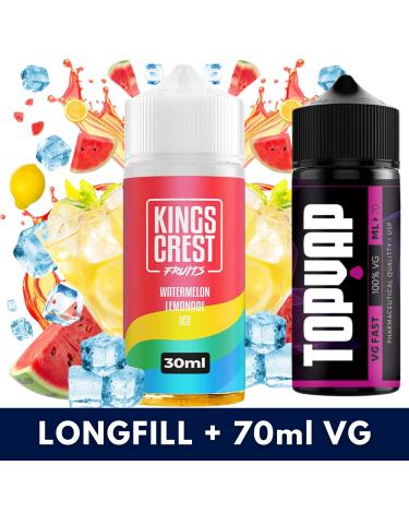 Aroma Watermelon Lemonade Ice 30ml/120 (Longfill) Kings Crest + VG FAST 70ML