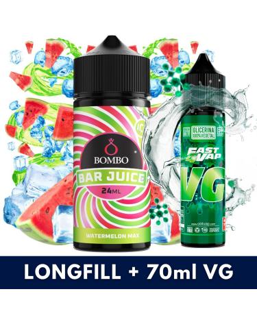 Aroma Watermelon Max Ice 24ml (Longfill) Bombo Bar Juice + VG FAST 70ML