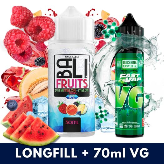 Aroma Watermelon + Melon + Berries Ice 30ml/120 (Longfill) Bali Fruits + VG FAST 70ML