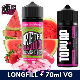 Aroma Watermelon Strawberry Bubblegum 24ml/120 (Longfill) Drifter + 70ml VG Fast