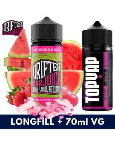 Aroma Watermelon Strawberry Bubblegum 24ml/120 (Longfill) Drifter + 70ml VG Fast
